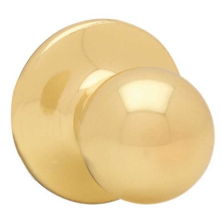 KWIKSET Polo Half Dummy Knob, Bright Polished Brass 488P-3